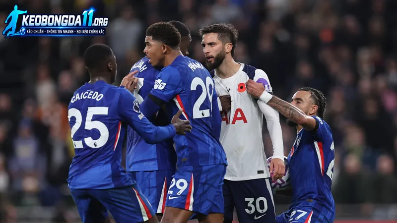 thuc luc va phong do truoc tran cua chelsea vs tottenham